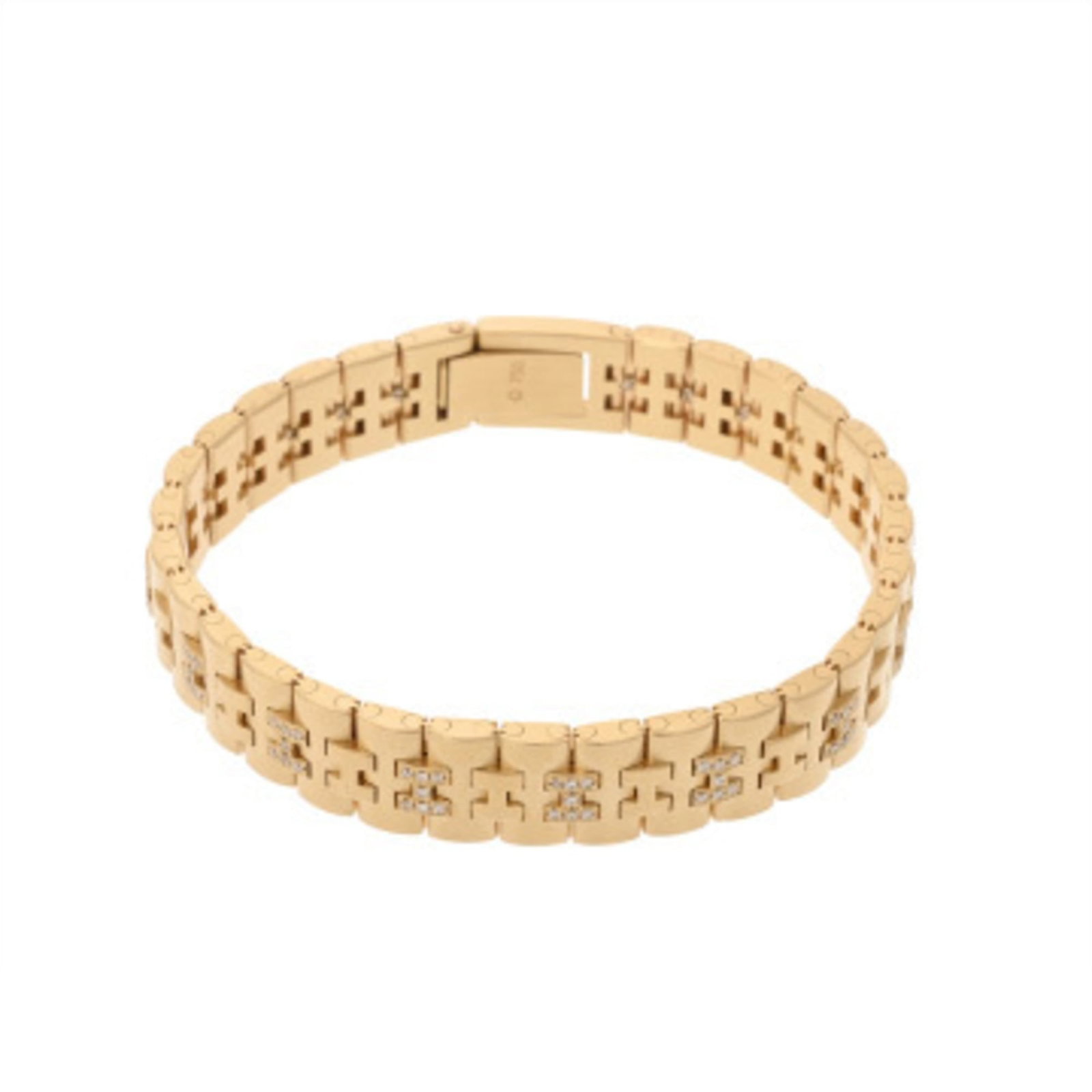 Hermes Link Yellow Gold 18K: Hermes Link Yellow Gold 18K A pre-owned Hermes Link Yellow Gold 18K bracelet in excellent condition, featuring a diamond stone and 16.5cm length, this elegant accessory boasts a touch of luxury with i