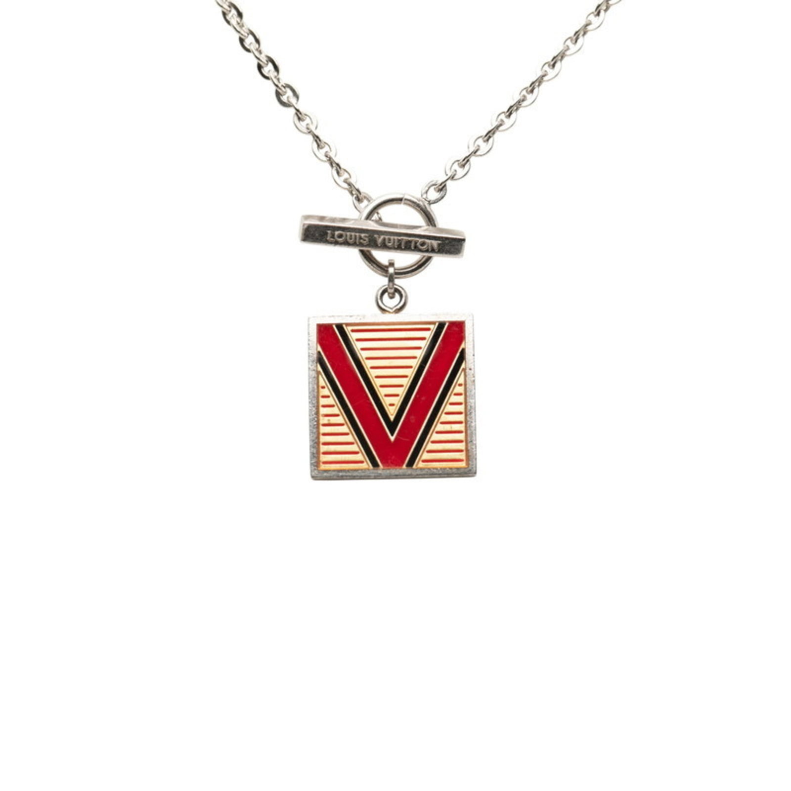 Louis Vuitton Necklace M65363 SV925 Silver Women's LOUIS VUITTON (1 of 5)