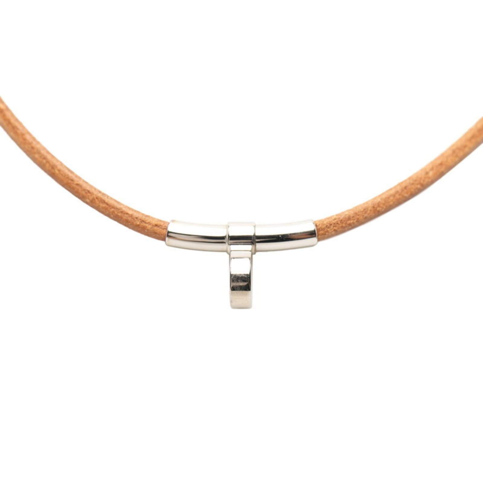 Hermes Kite Choker in Silver and Brown Metal Leather for Women: Hermes Kite Choker in Silver and Brown Metal Leather for Women Elevate your style with this luxurious Hermes Kite Choker, featuring a striking combination of silver and brown metal leather. The