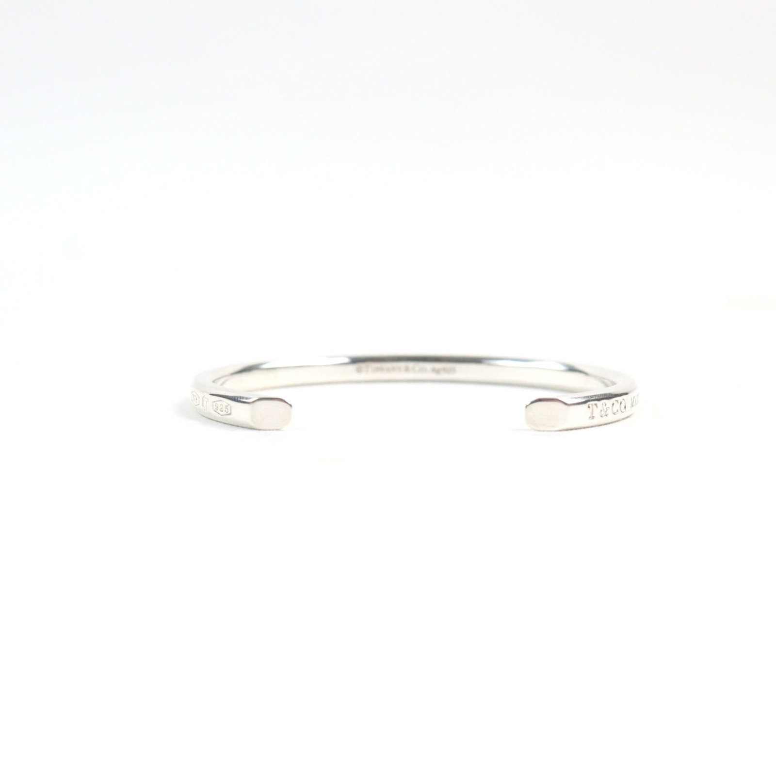 Tiffany silver bangle - 4