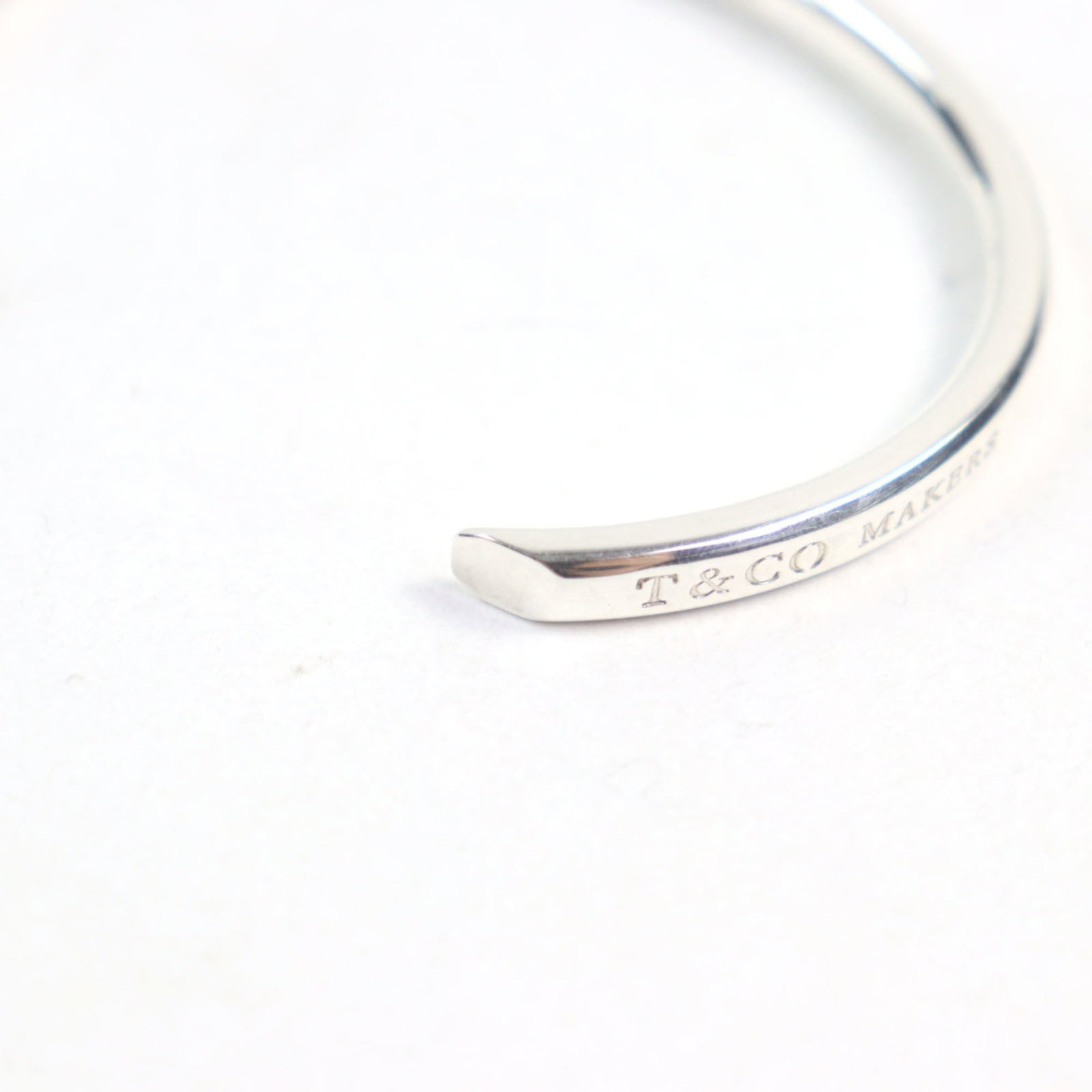 Tiffany silver bangle - 7
