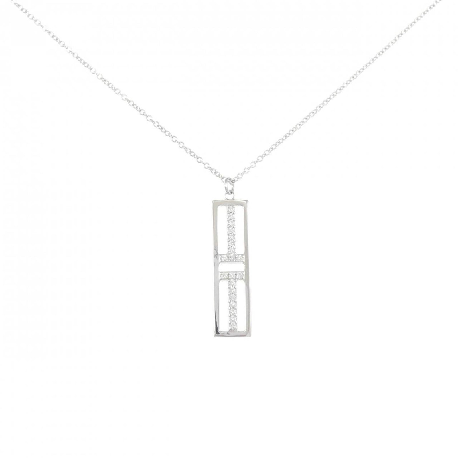 Tiffany & Co. T Two Open Vertical Bar Necklace (1 of 6)