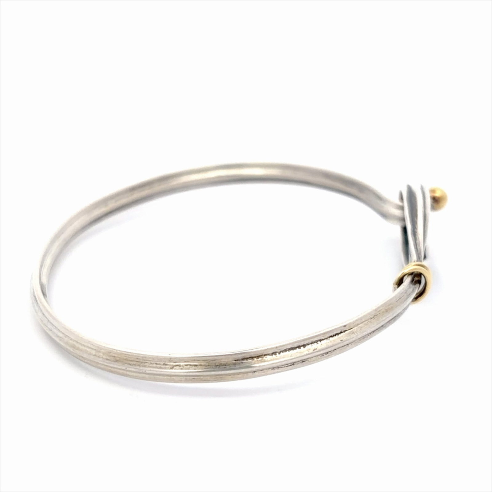 Tiffany silver bangle - 4