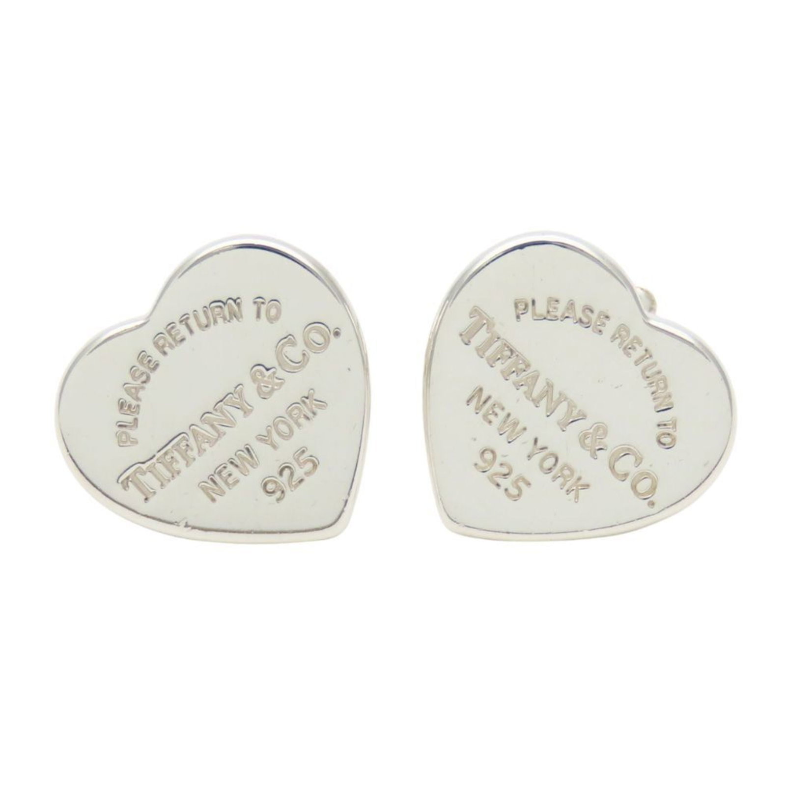 Tiffany Stud Earrings Silver 925: Tiffany Stud Earrings Silver 925 These Tiffany stud earrings are made from sterling silver (925) and feature a sleek, modern design. With a subtle sheen, they add a touch of understated elegance to