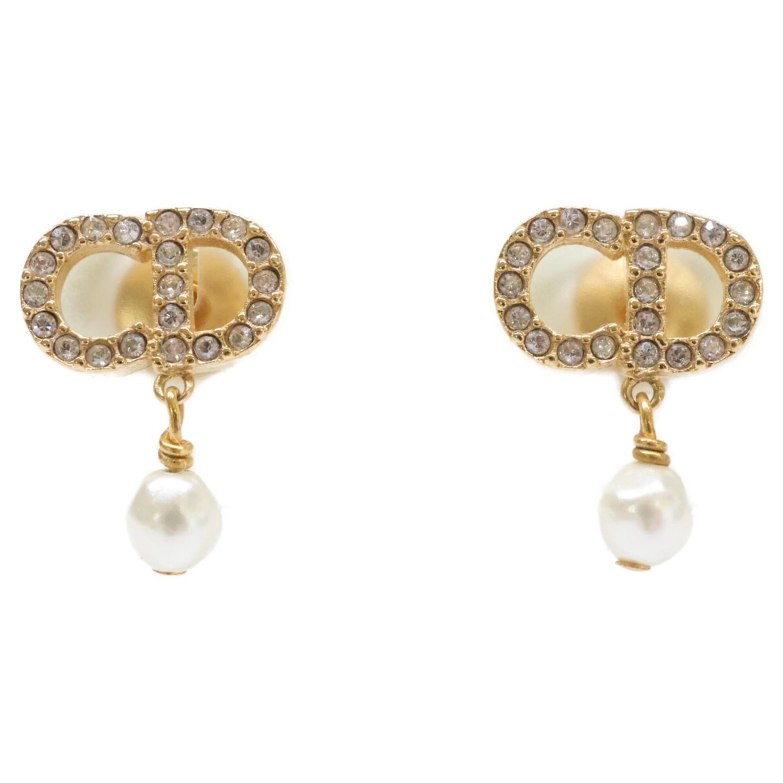 Christian Dior Stud Metal Earrings (1 of 7)