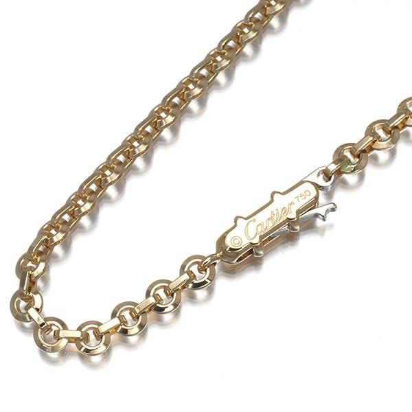 Rare Cartier Chain Necklace 42Cm 18K 750 Yellow Gold (1 of 3)