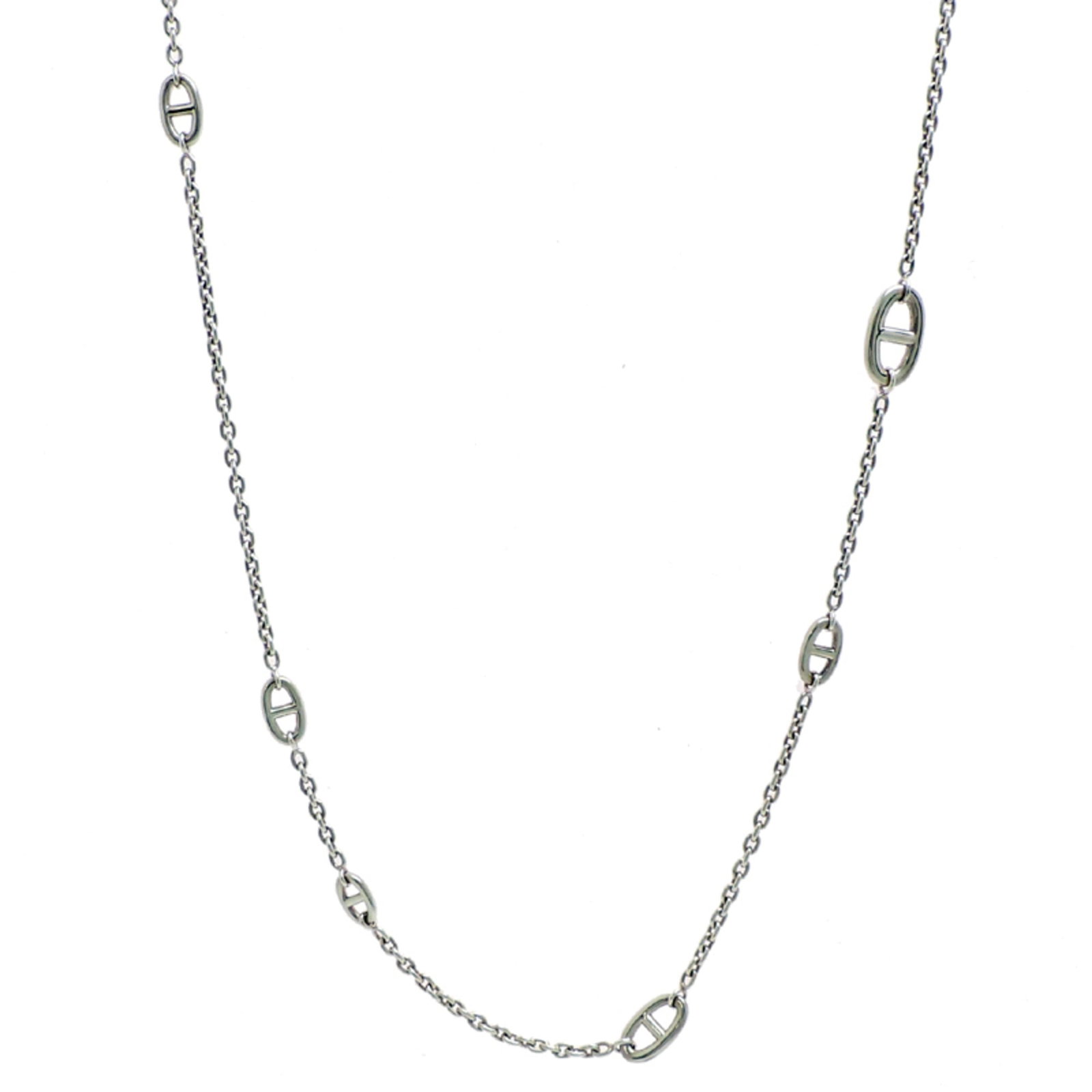 Hermes Chaine d'Ancre Farandole 120 Women's/ Men's Necklace H104568B Sterling Silver 925 (1 of 9)