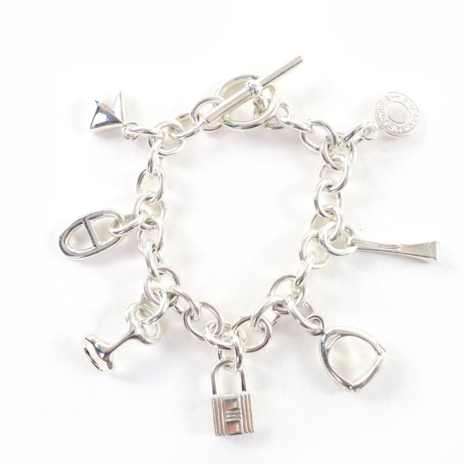 Hermes Charm Bracelet Silver 925 (1 of 7)