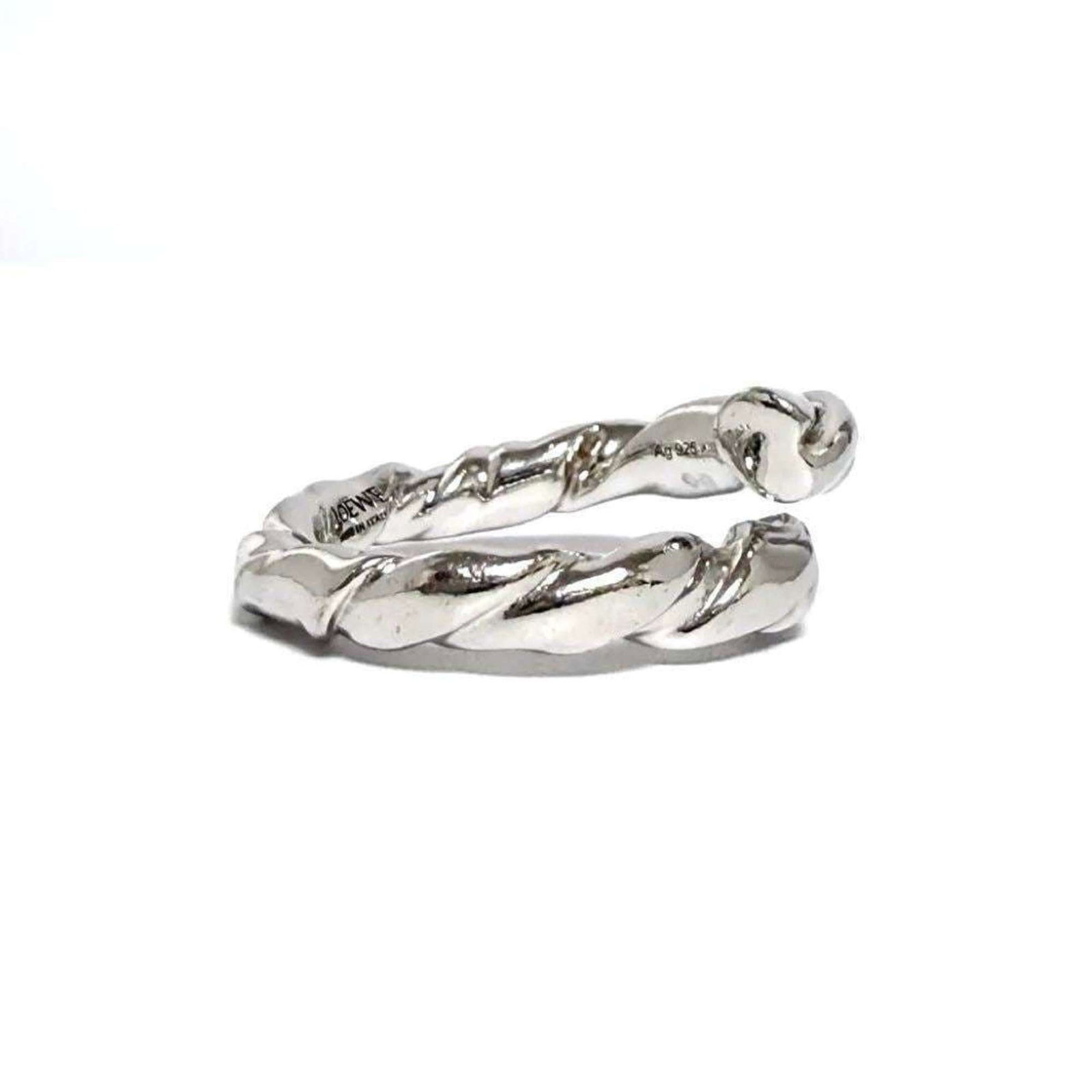 Loewe silver band ring. - 3