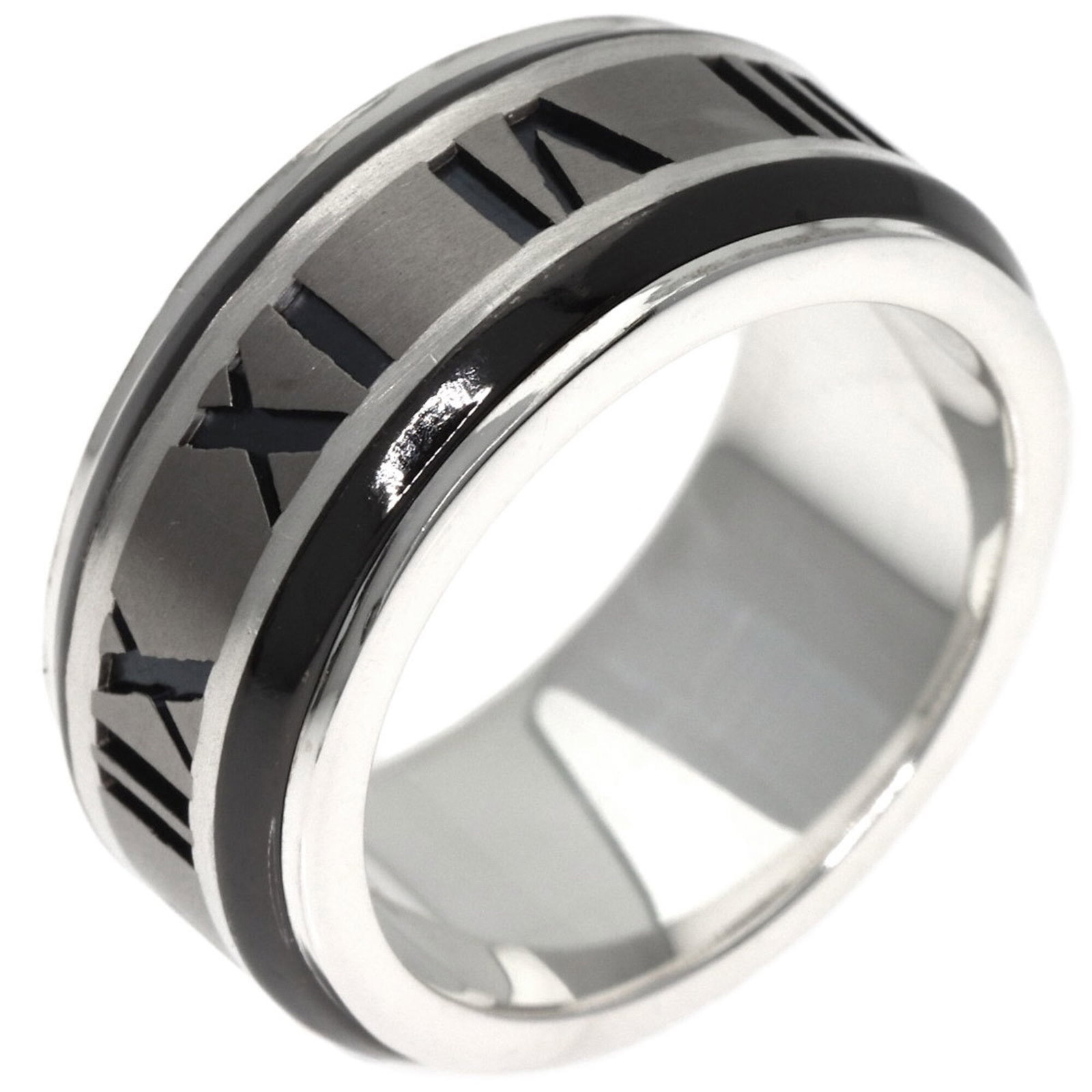 Titanium silver ring by Tiffany. - 2