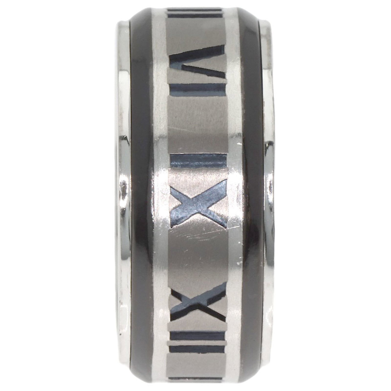 Titanium silver ring by Tiffany. - 3