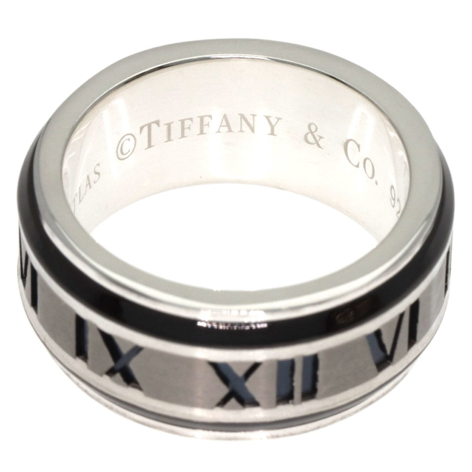 Titanium silver ring by Tiffany. - 4