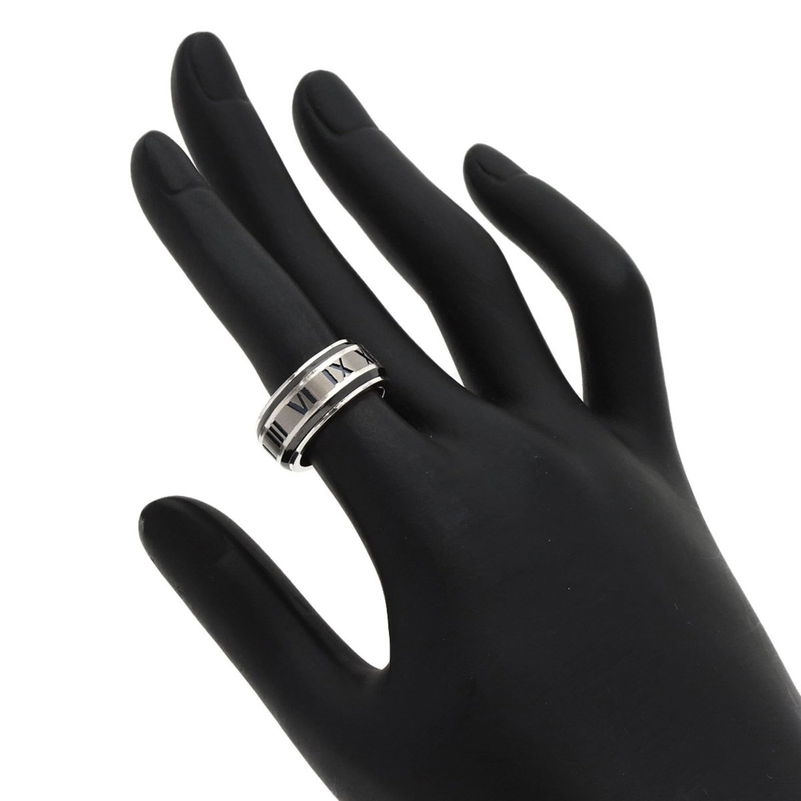 Titanium silver ring by Tiffany. - 6