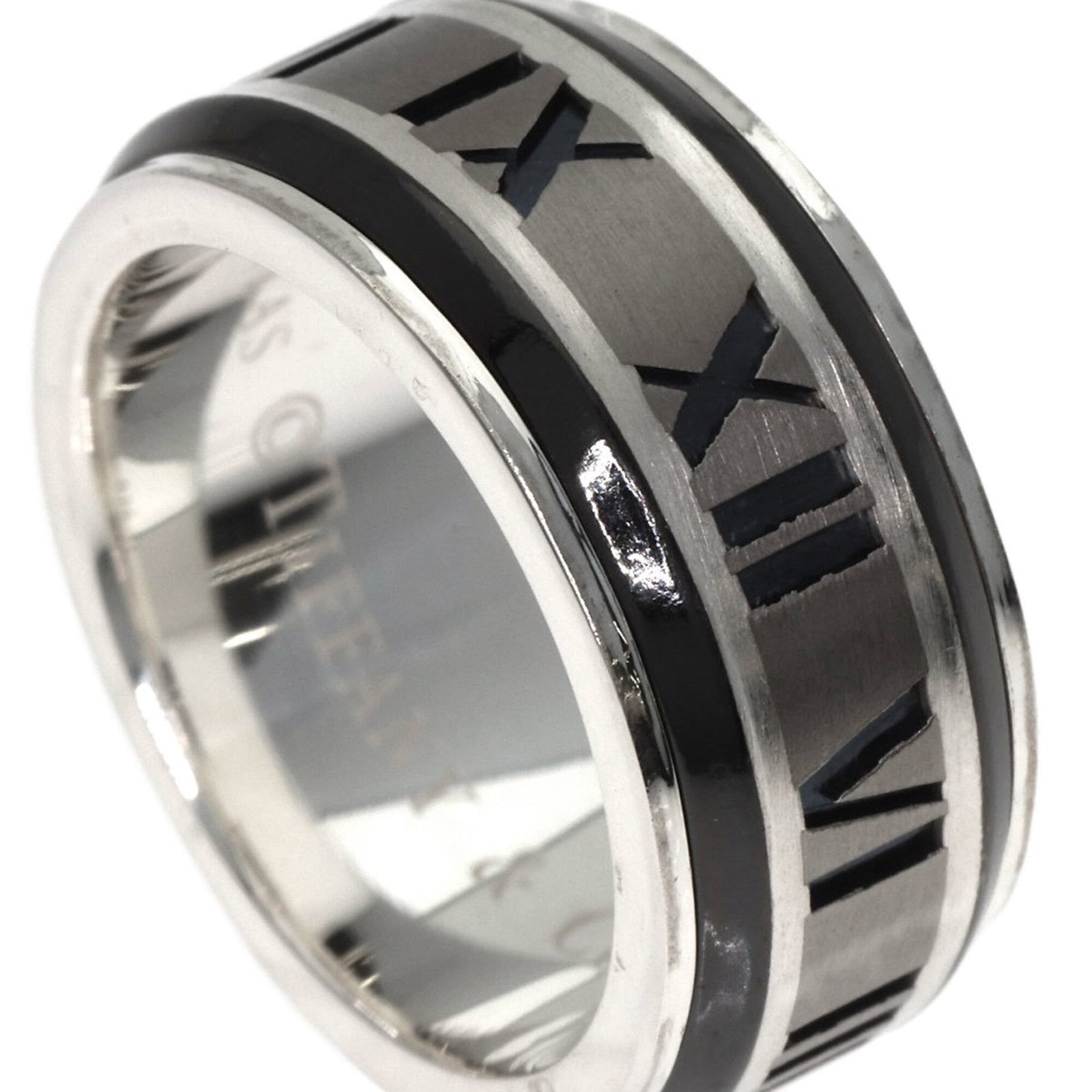 Titanium silver ring by Tiffany. - 7