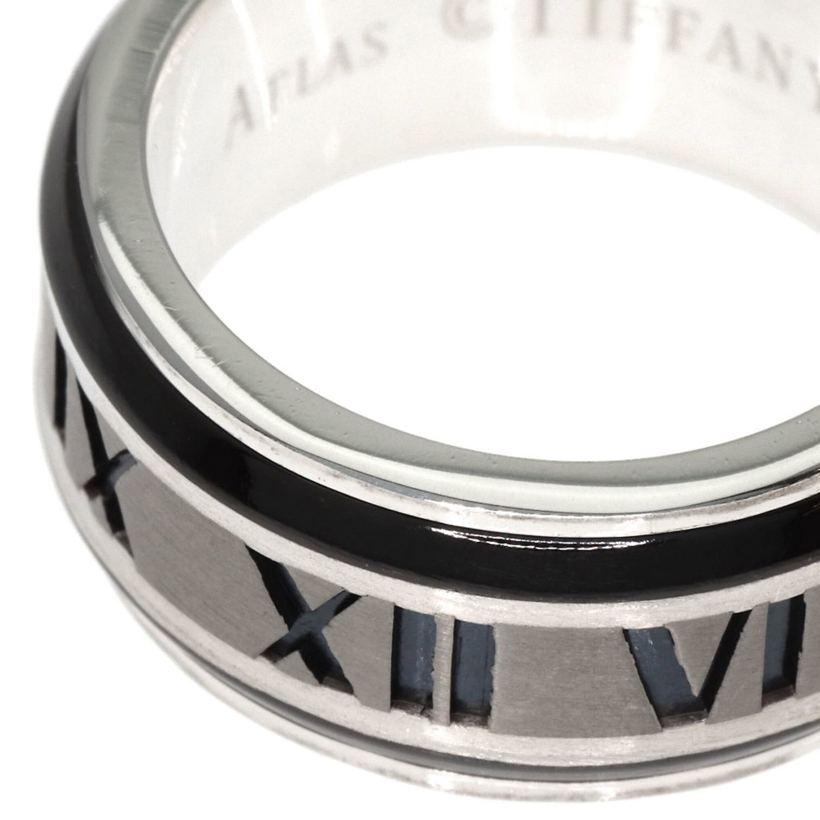 Titanium silver ring by Tiffany. - 8