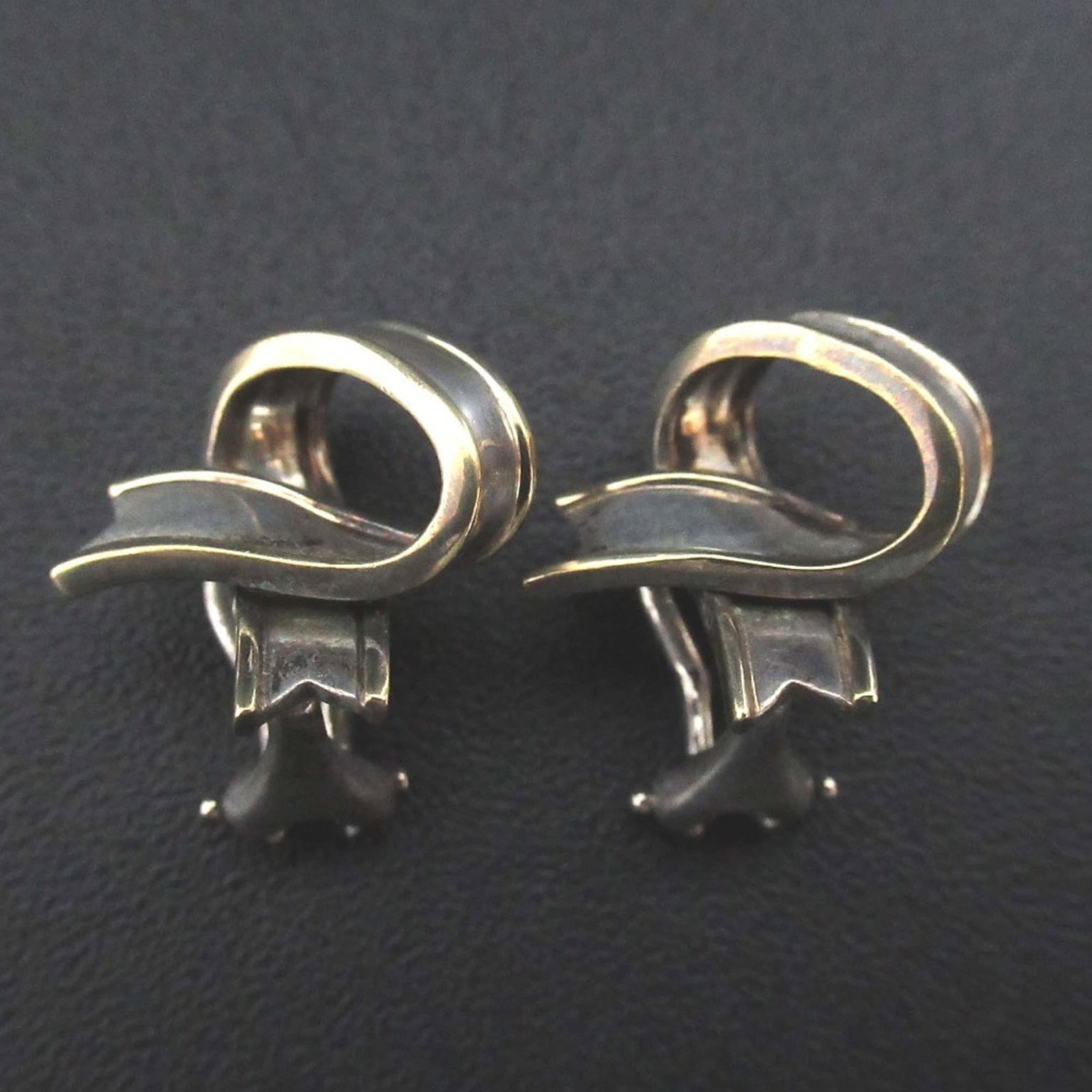 Tiffany silver clip earrings 925. (1 of 5)