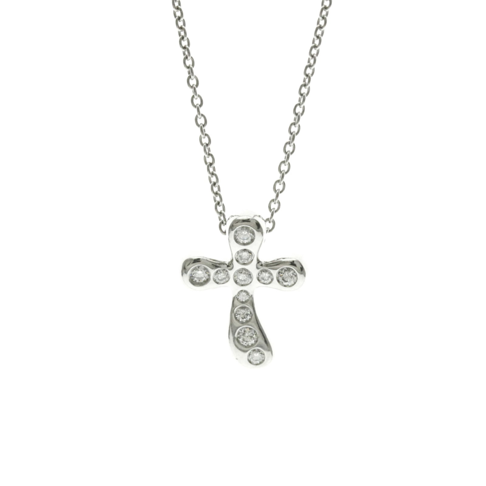Tiffany Cross Diamond Necklace Platinum Diamond Men, Women Fashion Pendant Necklace: Tiffany Cross Diamond Necklace Platinum Diamond Men, Women Fashion Pendant Necklace Elevate your style with this stunning Tiffany Cross Diamond Necklace in platinum, featuring a 6.6g diamond pendant