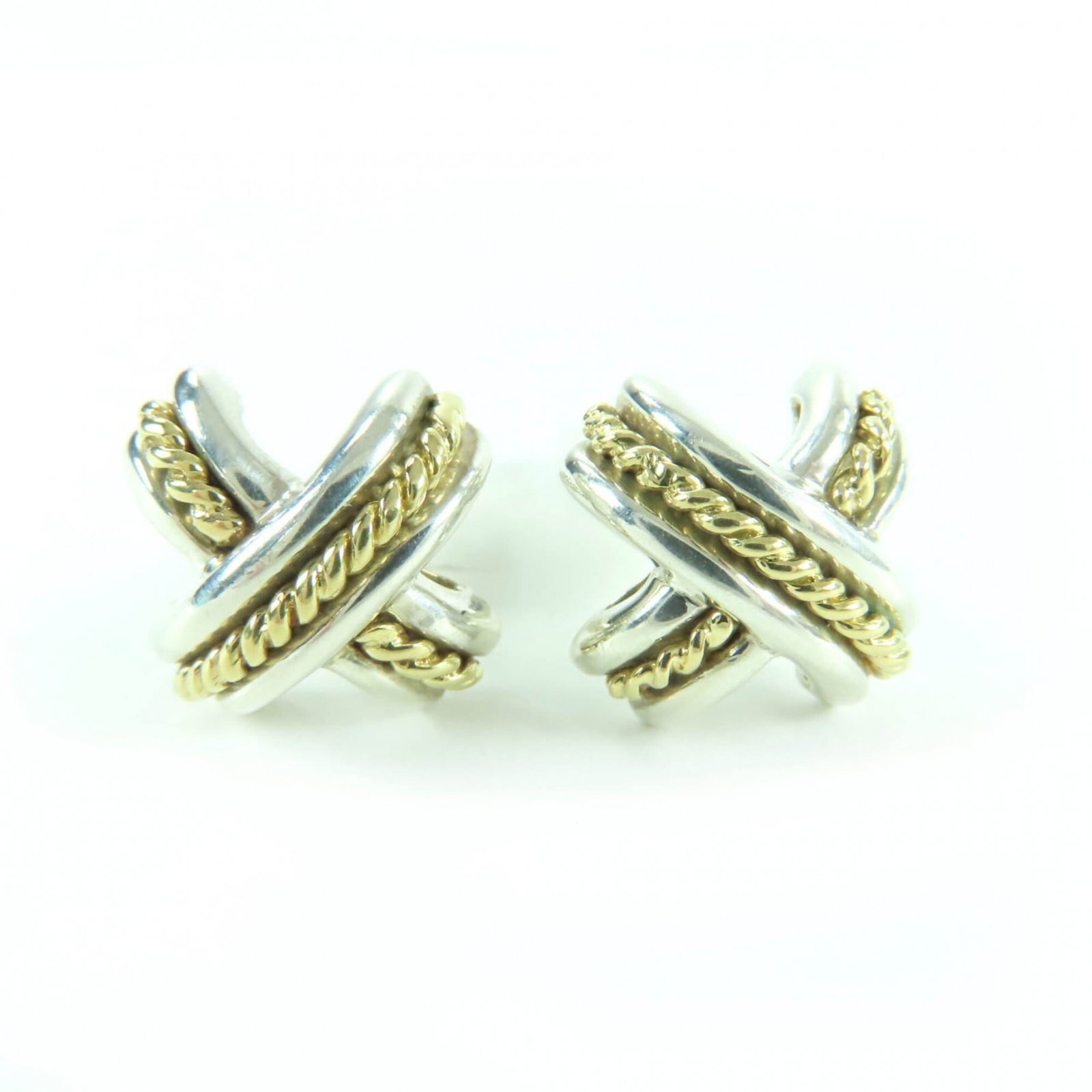 Tiffany Gold 18K Cufflinks Silver 925 (1 of 8)