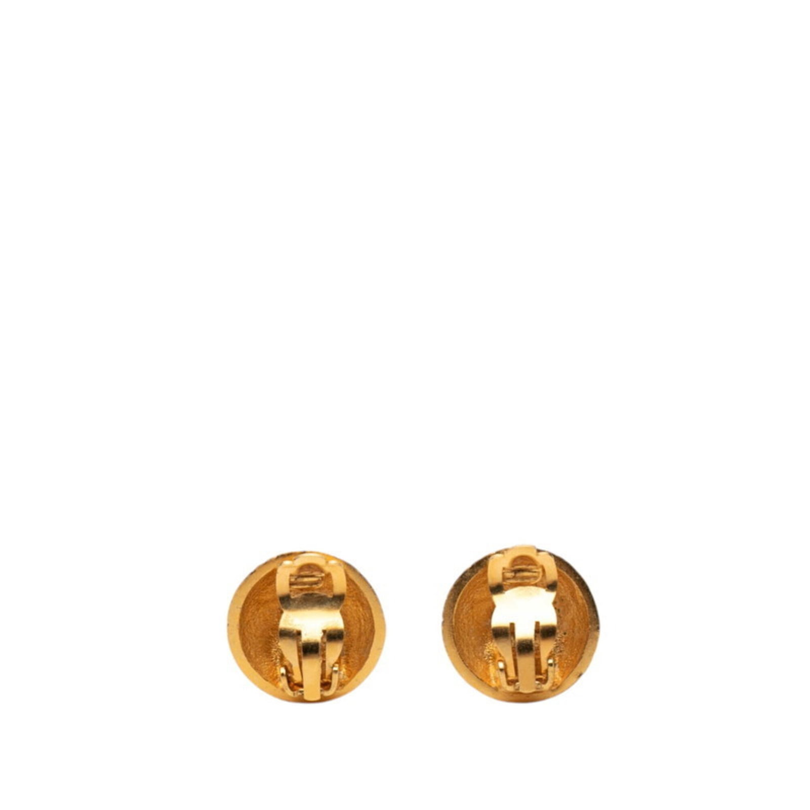 Chanel Clip Earrings Gold Plating - 2