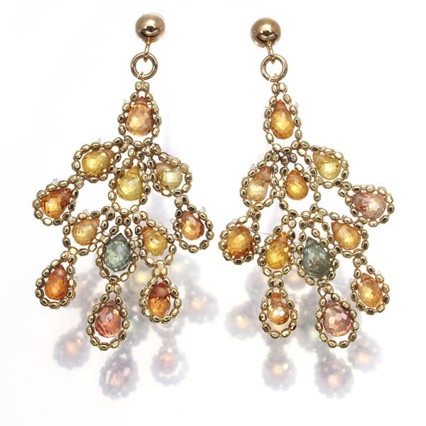 Yellow gold sapphire cut ball earrings 18K: Yellow gold sapphire cut ball earrings 18K Elevate your style with these stunning 18K yellow gold sapphire cut ball earrings, crafted in Japan from high-quality yellow gold metal. The natural