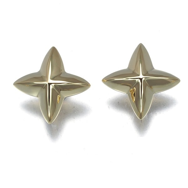 Tiffany&Co. Earrings Sirius Star 18K 750 Yellow Gold: Tiffany&Co. Earrings Sirius Star 18K 750 Yellow Gold Elevate your style with these stunning 18k yellow gold Tiffany & Co. earrings, featuring the Sirius Star design. Crafted from high-quality 18k