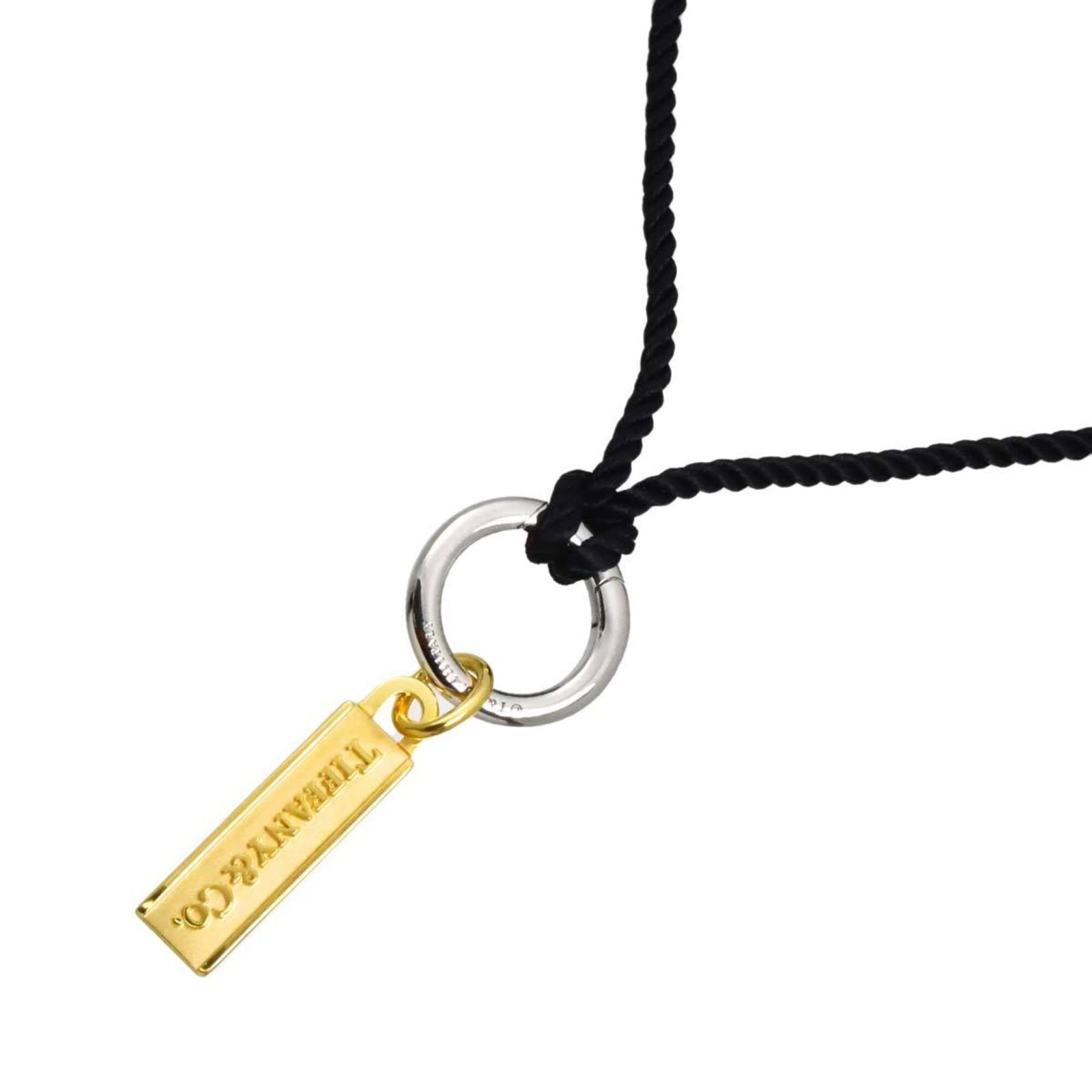 Tiffany & Co. Long Necklace, 66cm, SV (925 Sterling Silver) and 18K (750 Yellow Gold): Tiffany & Co. Long Necklace, 66cm, SV (925 Sterling Silver) and 18K (750 Yellow Gold) Elegant and sophisticated, this Tiffany & Co. long necklace boasts 66cm of 18K yellow gold chain, expertly