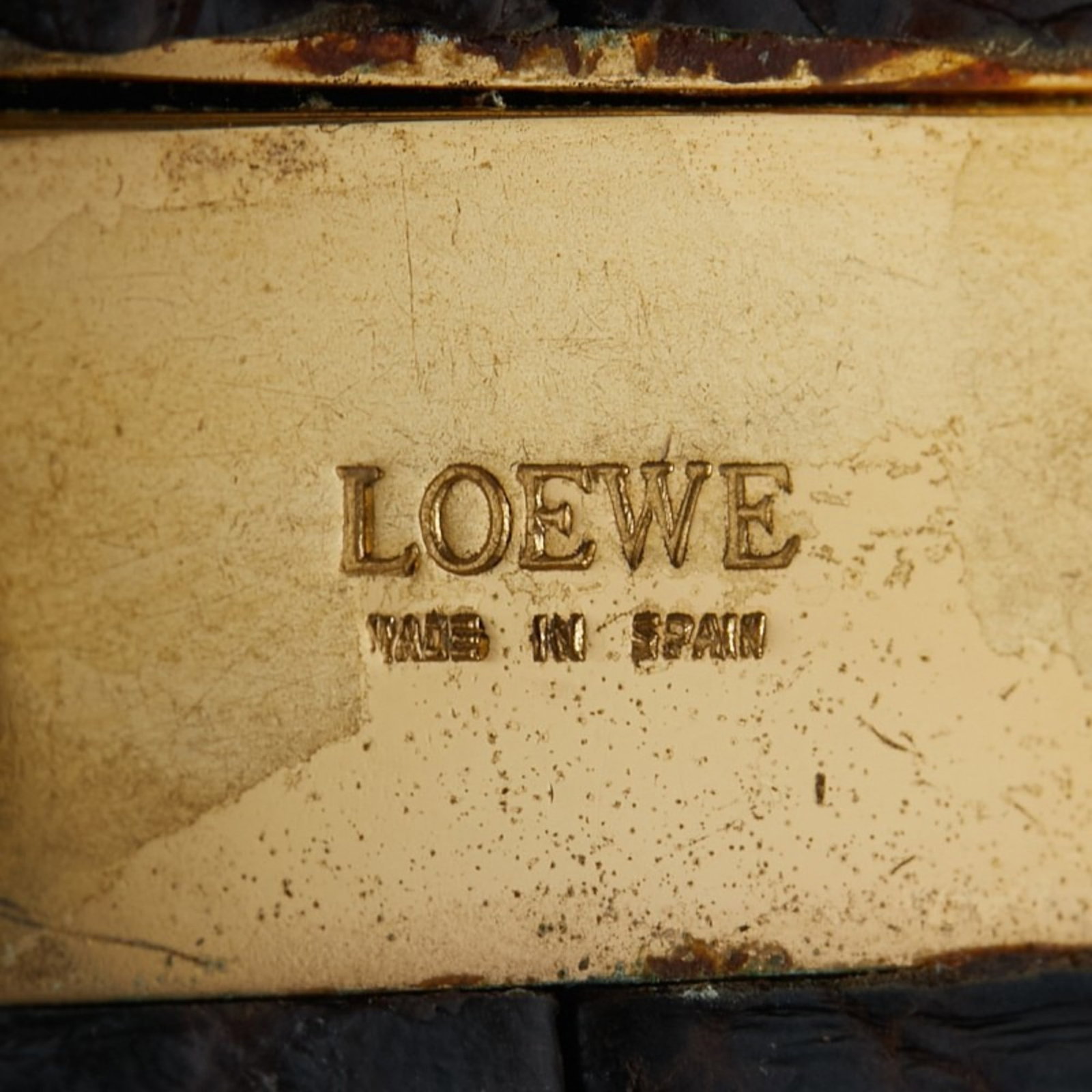 Loewe Bangle Gold Plating, Leather - 4