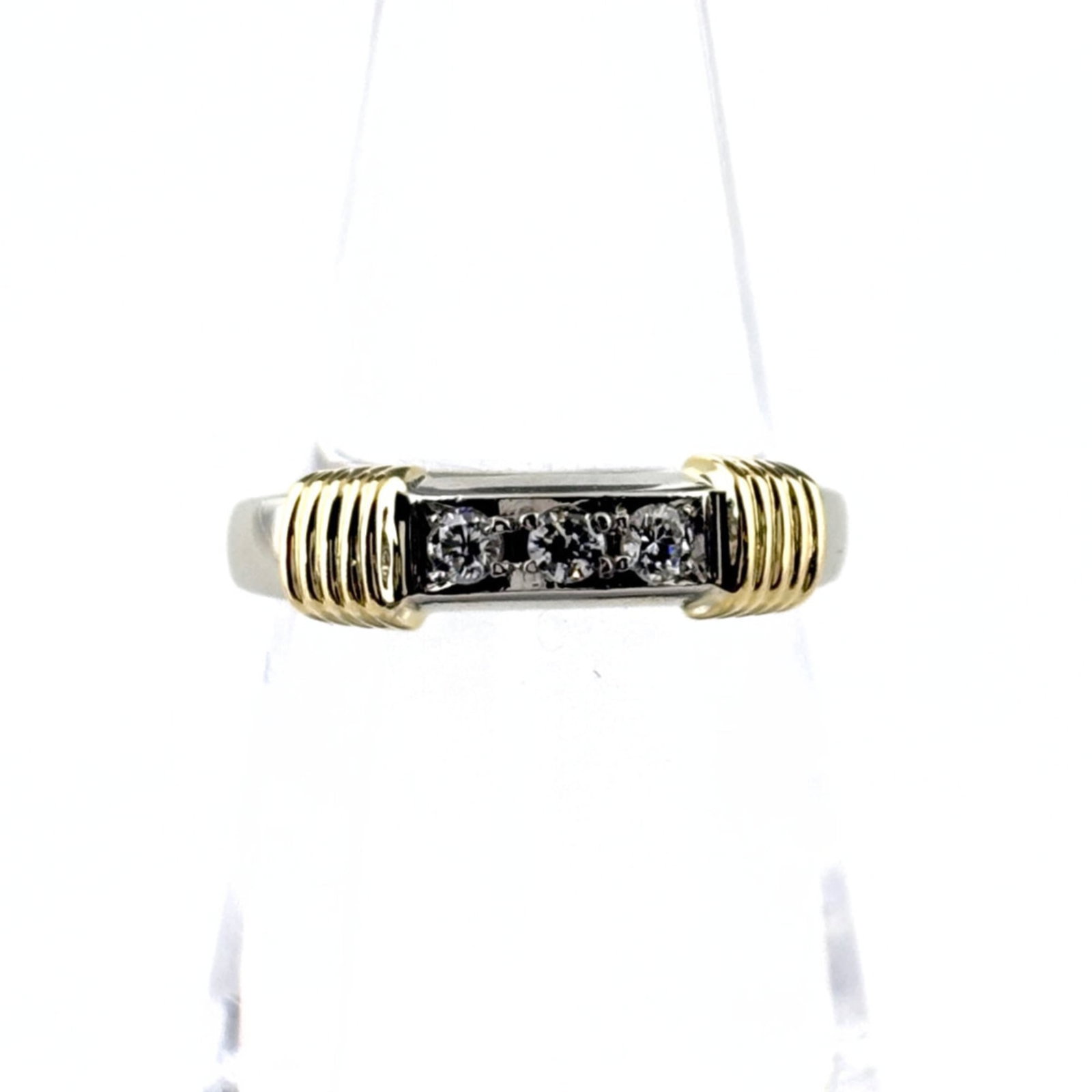 Christian Dior Platinum Band Ring Yellow Gold (1 of 7)