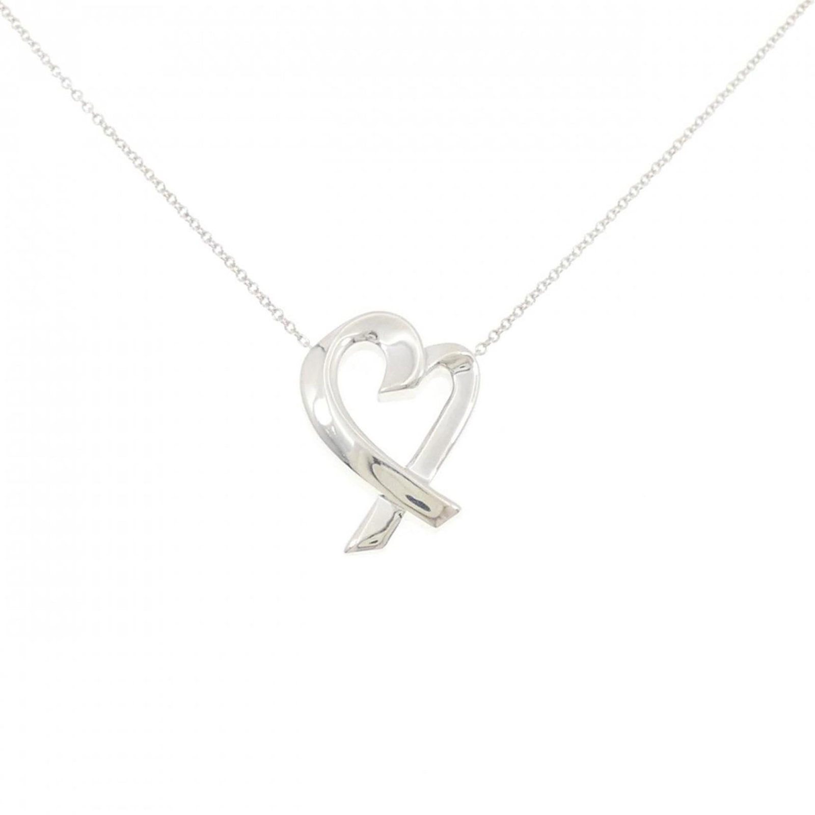 Loving Tiffany Heart Necklace (1 of 6)
