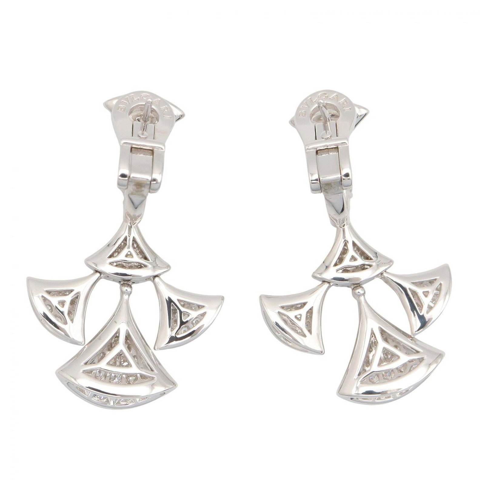 Bvlgari White Gold Stud Earrings 18K (1 of 6)