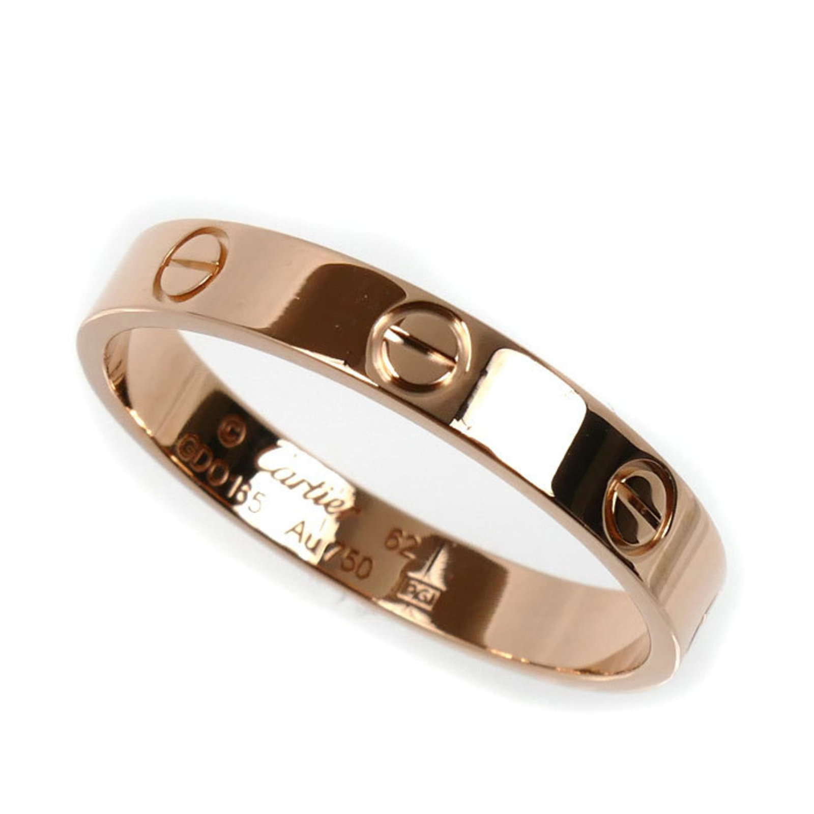 Cartier Band Ring Pink Gold (18K): Cartier Band Ring Pink Gold (18K) A Cartier Band Ring in 18K pink gold, this stylish accessory boasts a classic design that suits any wrist. With its subtle scratches and signs of wear, it tells the