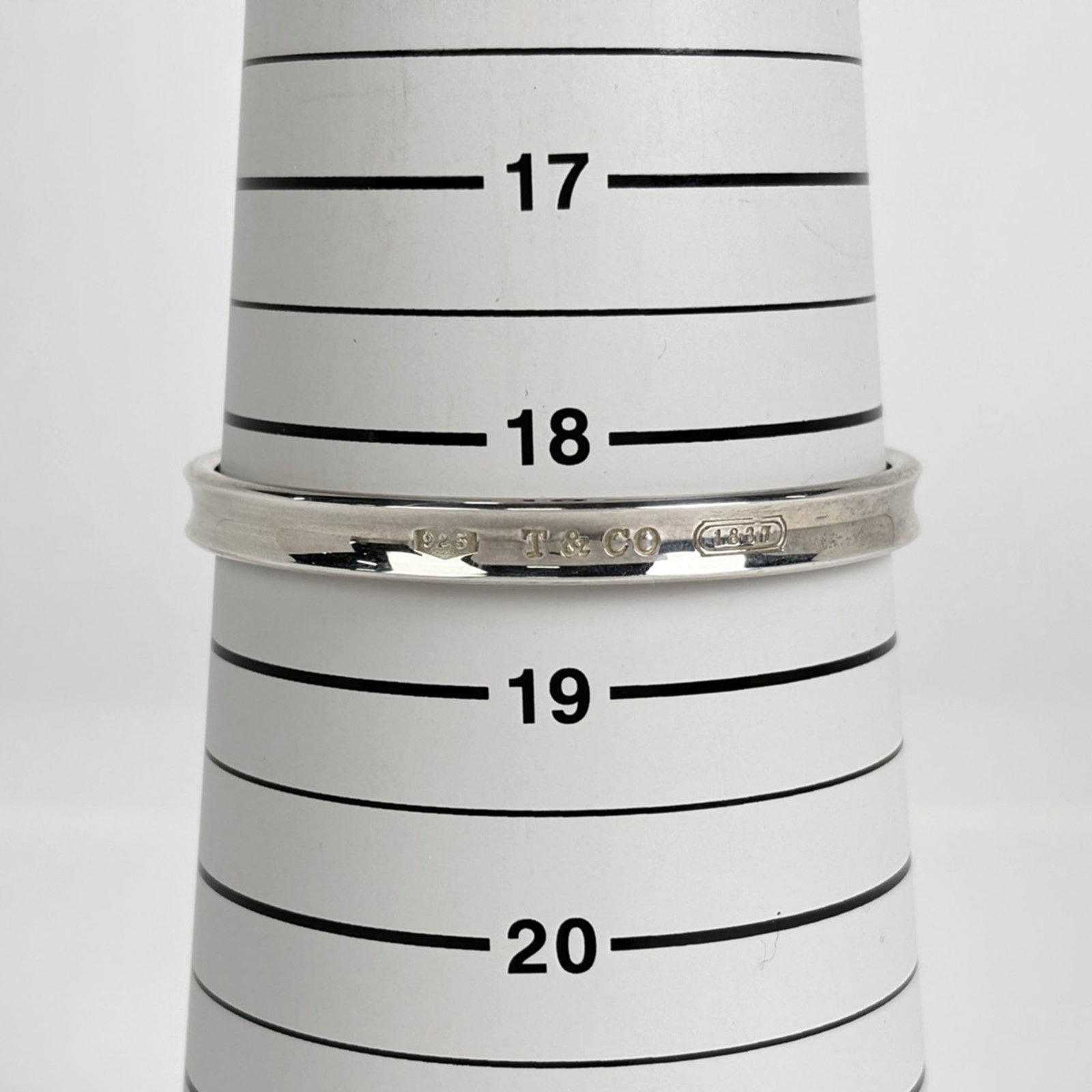 Tiffany silver bangle - 4