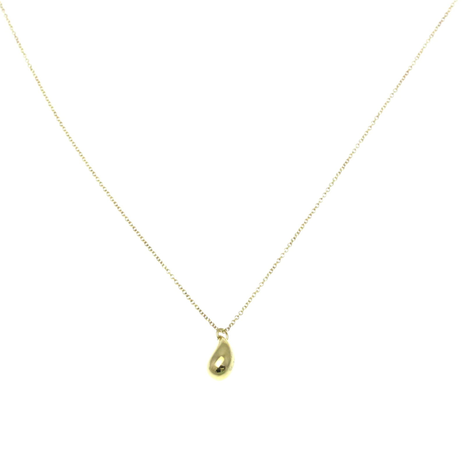 Tiffany Teardrop Necklace Yellow Gold (18K) No Stone Men, Women Fashion Pendant Necklace (Gold): Tiffany Teardrop Necklace Yellow Gold (18K) No Stone Men, Women Fashion Pendant Necklace (Gold) Elegant and understated, this 18K yellow gold teardrop pendant necklace is a timeless fashion accessory