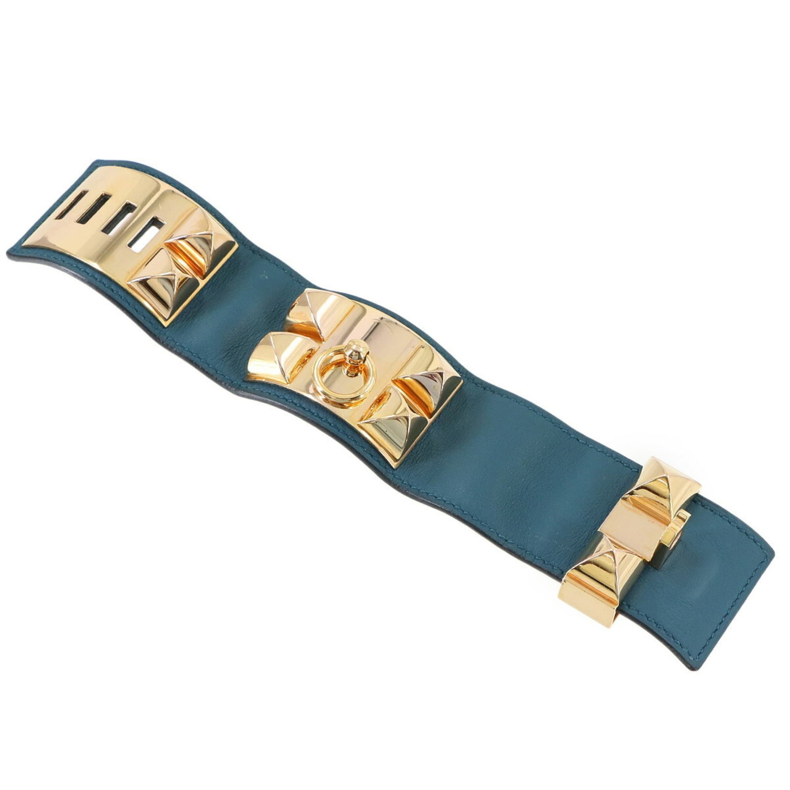 Hermes leather bangle - 3