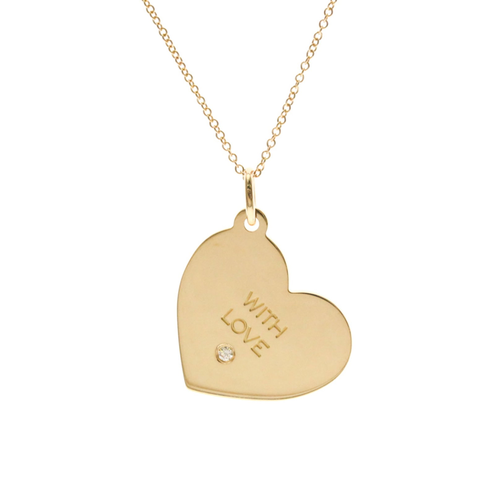 Tiffany Heart Necklace With 1 Diamond Pink Gold (18K) Diamond Men, Women Fashion Pendant Necklace: Tiffany Heart Necklace With 1 Diamond Pink Gold (18K) Diamond Men, Women Fashion Pendant Necklace Elevate your style with this stunning Tiffany heart necklace featuring a 9g diamond in pink gold