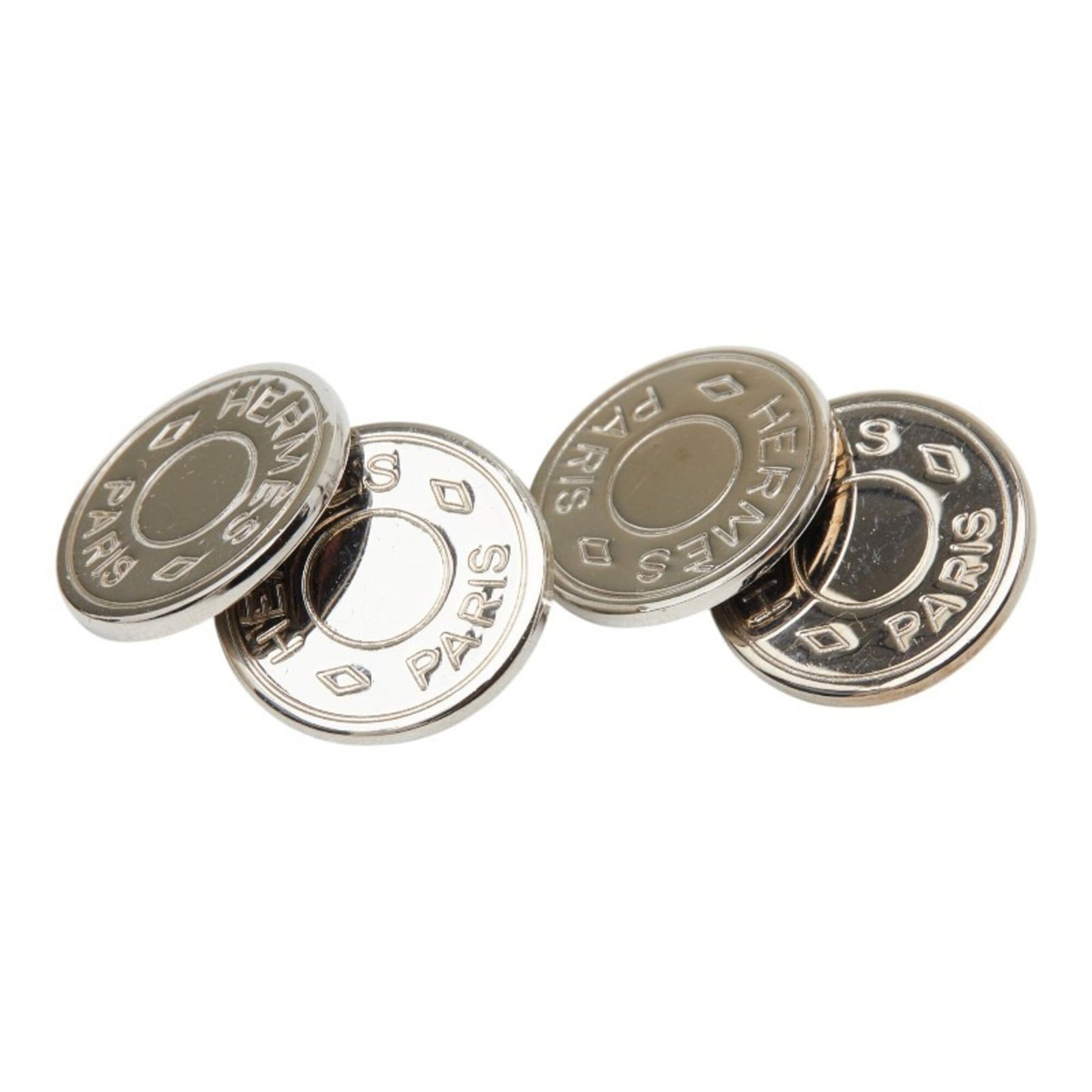 Hermes metal cufflinks (1 of 5)