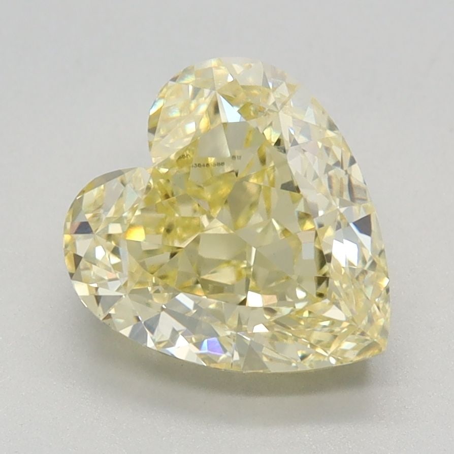 IGI Heart 2.54ct Fancy Intense Yellow VVS2 - Loose Lab Diamond (1 of 1)