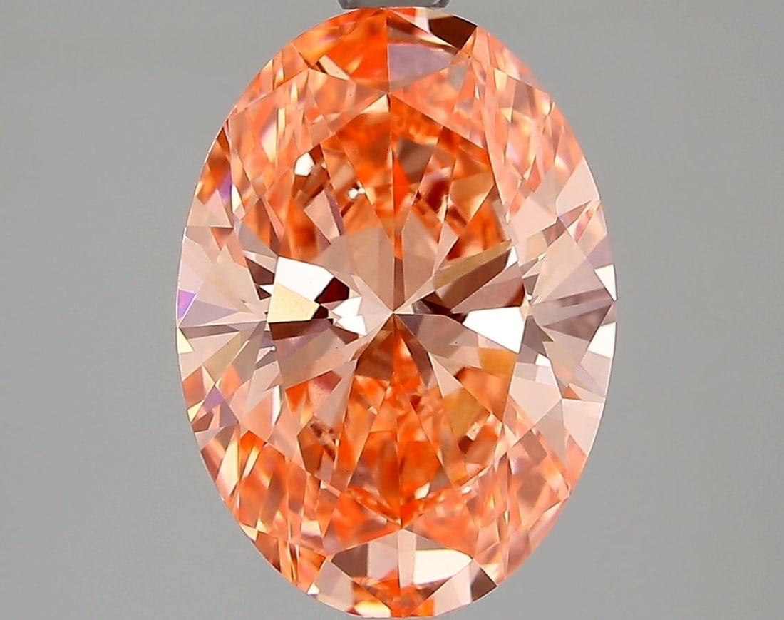 IGI Oval 3.02ct Fancy Vivid Orangey Pink VVS2 - Loose Lab Diamond: IGI Oval 3.02ct Fancy Vivid Orangey Pink VVS2 - Loose Lab Diamond This listing features IGI Oval 3.02ct Fancy Vivid Orangey Pink VVS2 - Loose Lab Diamond. Item specifics are provided below. Item Speci
