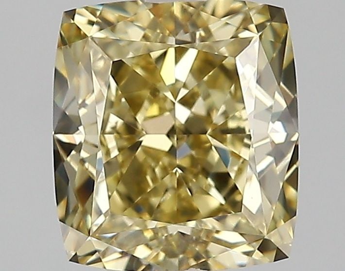 IGI Cushion 2.7ct Fancy Intense Yellow VVS2 - Loose Lab Diamond (1 of 1)