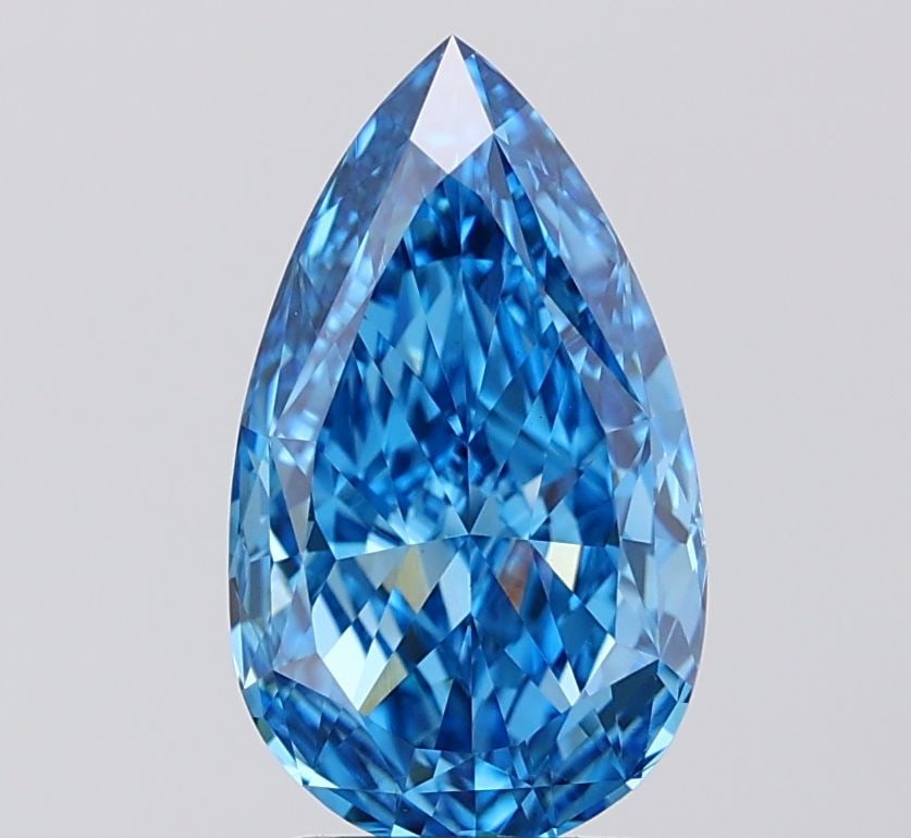 IGI Pear 2.54ct Fancy Vivid Blue VVS2 - Loose Lab Diamond: IGI Pear 2.54ct Fancy Vivid Blue VVS2 - Loose Lab Diamond This listing features IGI Pear 2.54ct Fancy Vivid Blue VVS2 - Loose Lab Diamond. Item specifics are provided below. Item Specifics: Source: Th