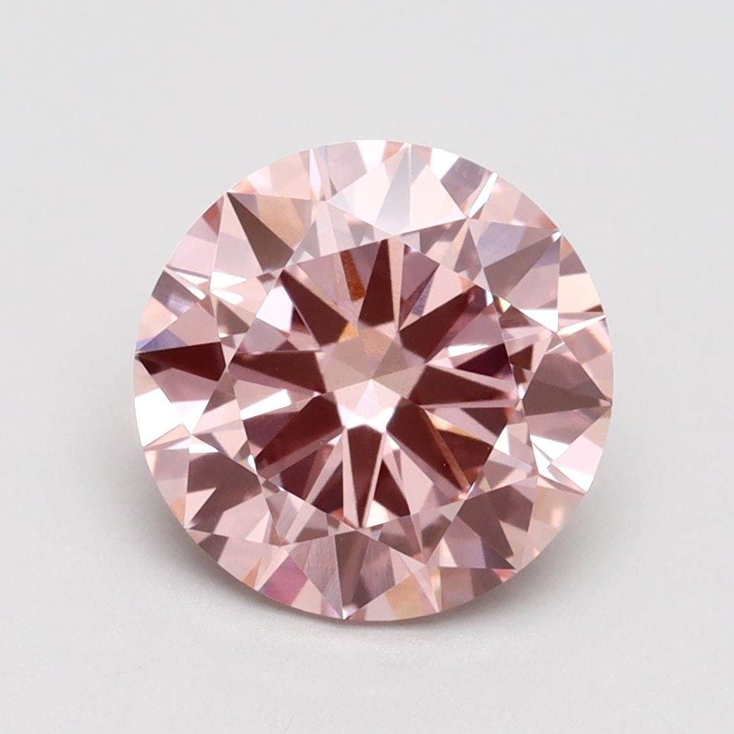 IGI Round 2.7ct Fancy Intense Pink VVS2 - Loose Lab Diamond (1 of 1)