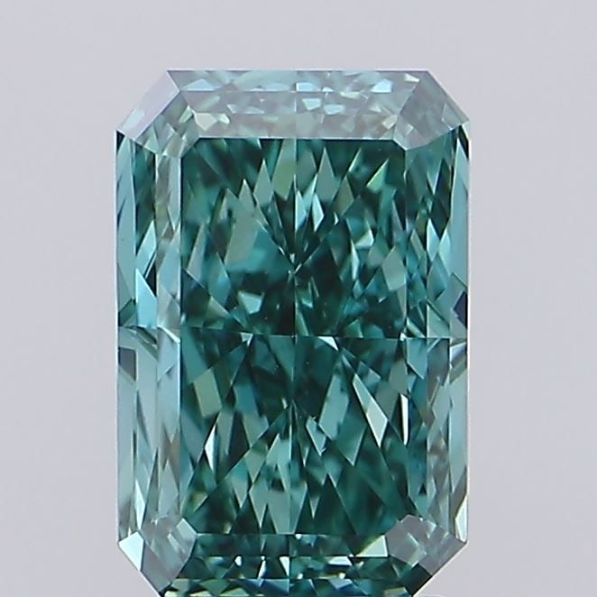 IGI Radiant 2.63ct Fancy Vivid Green VVS2 - Loose Lab Diamond (1 of 1)
