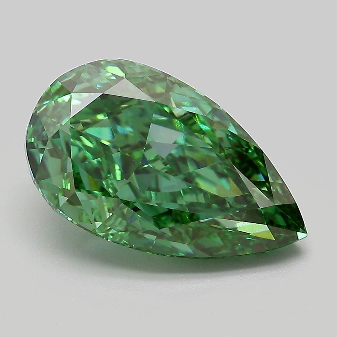 IGI Pear 4.21ct Fancy Vivid Green VVS2 - Loose Lab Diamond: IGI Pear 4.21ct Fancy Vivid Green VVS2 - Loose Lab Diamond This listing features IGI Pear 4.21ct Fancy Vivid Green VVS2 - Loose Lab Diamond. Item specifics are provided below. Item Specifics: Source: 