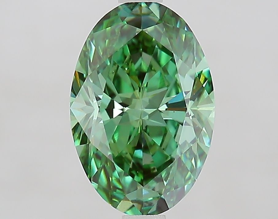 IGI Oval 2.1ct Fancy Vivid Green VVS2 - Loose Lab Diamond: IGI Oval 2.1ct Fancy Vivid Green VVS2 - Loose Lab Diamond This listing features IGI Oval 2.1ct Fancy Vivid Green VVS2 - Loose Lab Diamond. Item specifics are provided below. Item Specifics: Source: Th