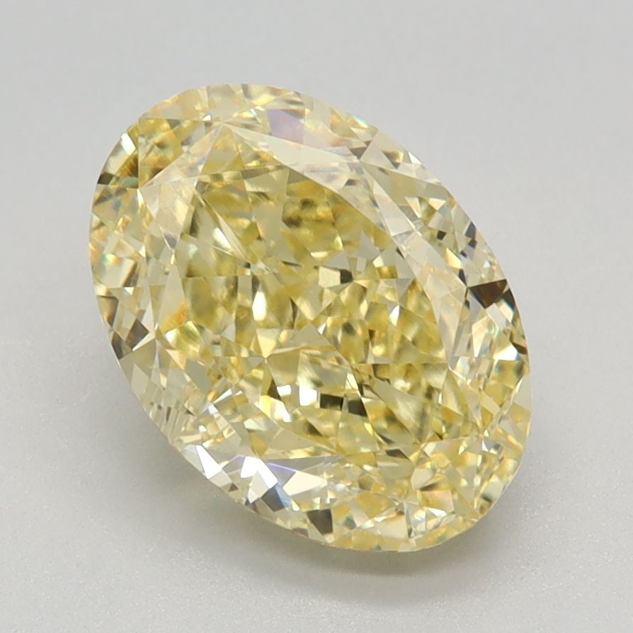 IGI Oval 2.29ct Fancy Intense Yellow VVS2 - Loose Lab Diamond (1 of 1)