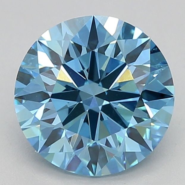 IGI Round 1.35ct Fancy Vivid Blue VVS2 - Ideal Loose Lab Diamond (1 of 1)