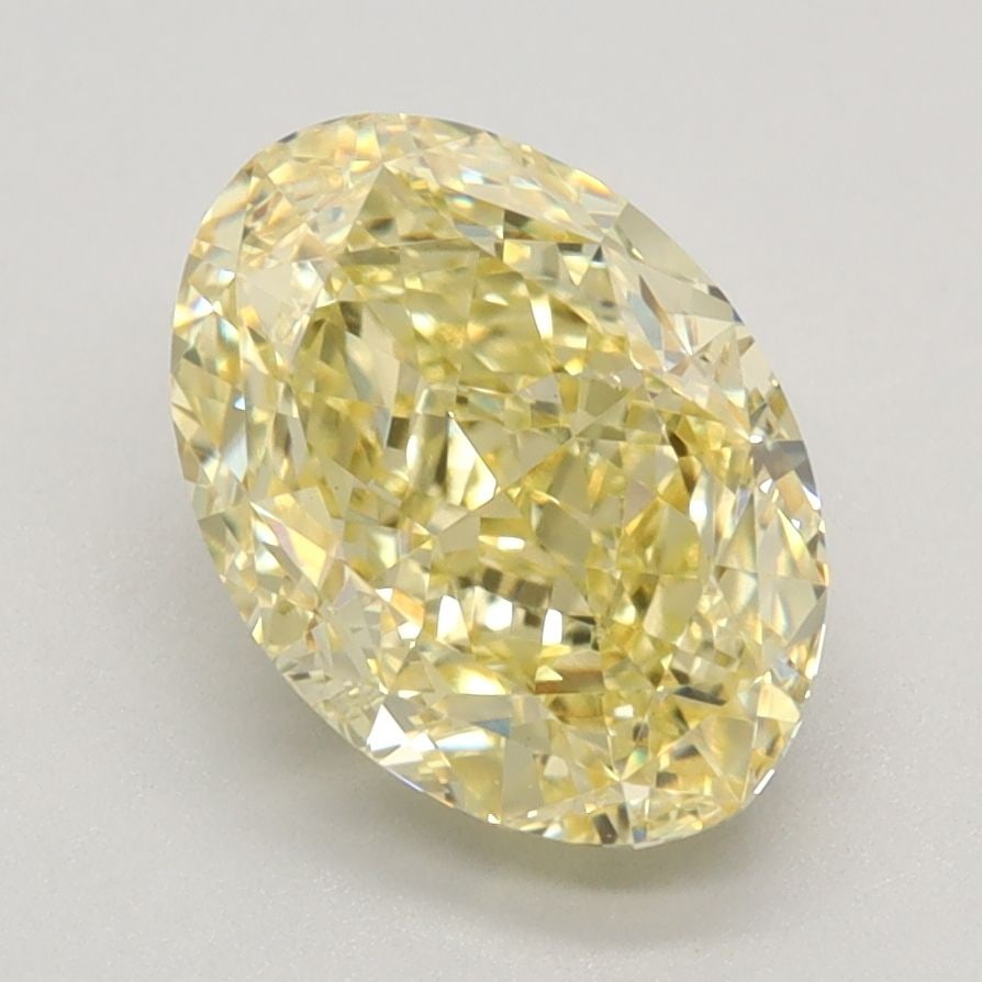 IGI Oval 2.32ct Fancy Intense Yellow VVS2 - Loose Lab Diamond (1 of 1)