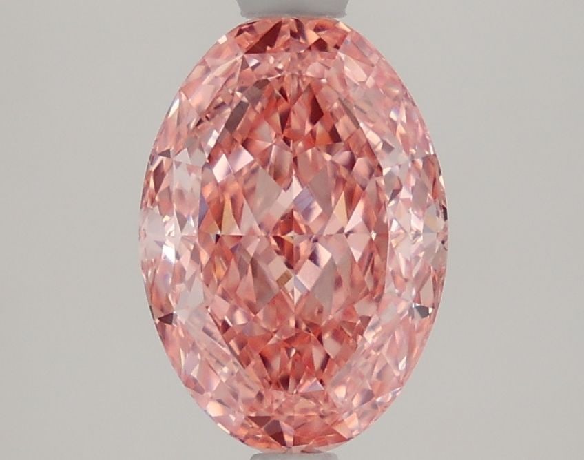 IGI Oval 2.29ct Fancy Vivid Pink VVS2 - Loose Lab Diamond (1 of 1)