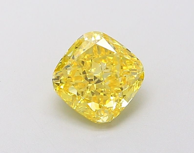 IGI Cushion Modified 1.02ct Fancy Vivid Yellow VVS2 - Loose Lab Diamond: IGI Cushion Modified 1.02ct Fancy Vivid Yellow VVS2 - Loose Lab Diamond This listing features IGI Cushion Modified 1.02ct Fancy Vivid Yellow VVS2 - Loose Lab Diamond. Item specifics are provided below