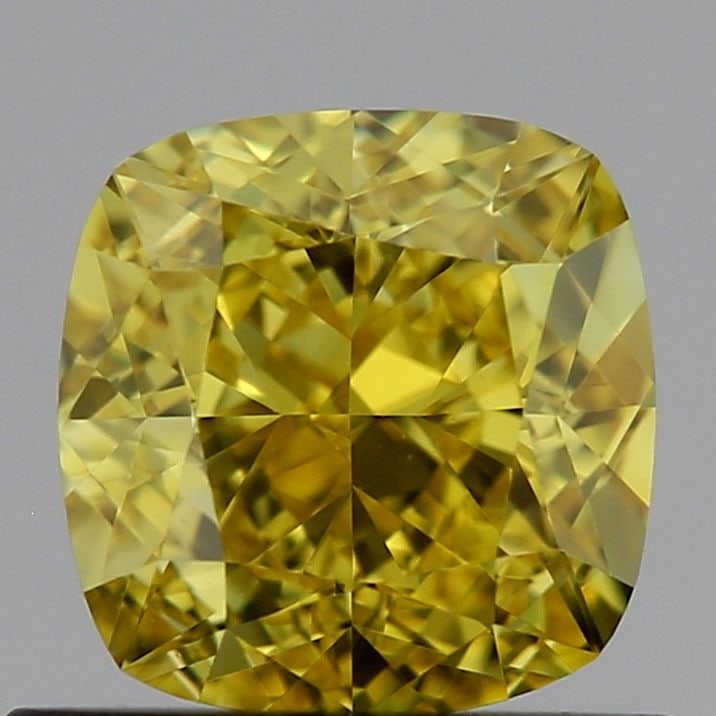 IGI Cushion Modified 0.7ct Fancy Intense Yellow VVS2 - Loose Lab Diamond: IGI Cushion Modified 0.7ct Fancy Intense Yellow VVS2 - Loose Lab Diamond This listing features IGI Cushion Modified 0.7ct Fancy Intense Yellow VVS2 - Loose Lab Diamond. Item specifics are provided bel